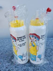 lot 164 image: Maxine Comic Character Drinking Glasses Set of 2