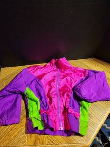lot 206 image: Vintage Casual Time Colorblock Windbreaker Track Suit