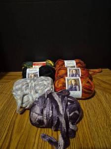 lot 219 image: Premier Yarns Boutique Sashay Ruffle Yarn Lot Multiple Colors
