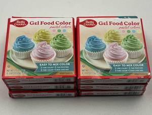 lot 161 image: Betty Crocker Gel Food Color Pastel Colors 4-Pack Set