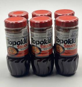 lot 169 image: Topokki Korean Hot Sauce for Rice Cake - 6 Pack