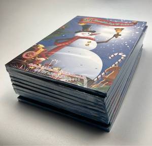 lot 180 image: Lot of 10 Christmas Advent Calendars with 24 Milk Chocolates - Snowman Holiday Countdown