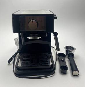 lot 223 image: Not Working, For Parts - DeLonghi Espresso Machine with Milk Frother