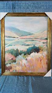 lot 2005 image: Threshold Framed Canvas Board 24x30.