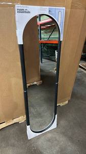 lot 2021 image: Room Essentials Over The Door Black Mirror 14x50.