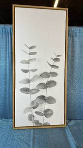 lot 2023 image: Uniek Framed Wall Art White Frame 40x18.