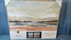 lot 2030 image: Threshold 2 Piece Wall Art 24x30.