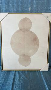 lot 2039 image: Threshold Framed Printed Canvas 20x24.