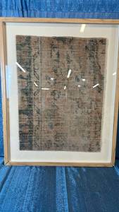 lot 2053 image: Threshold Framed Under Glass 24x30.