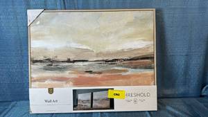 lot 2056 image: Threshold 2 Piece Wall Art 24x30.
