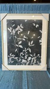lot 2063 image: Threshold Framed Under Plexi Wall Art 24x30.