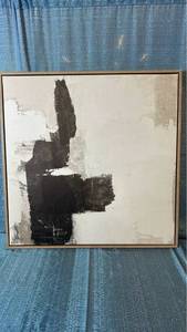 lot 2065 image: Threshold Framed Printed Canvas 24x24.