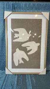 lot 2067 image: Threshold Framed Under Plexi Wall Art 20x30.