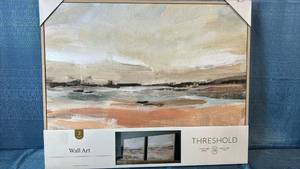 lot 2076 image: Threshold 2 Piece Wall Art 24x30.