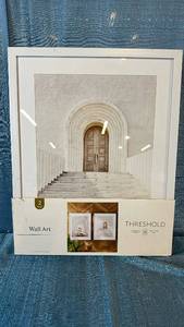 lot 2083 image: Threshold 2 Piece Wall Art Set 16x20.