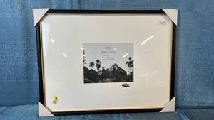 lot 2088 image: Threshold Black Gallery Frame 19x25 Matted To 8x10.