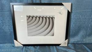 lot 2099 image: Threshold Thin Black Gallery Frame 14x10 Matted To 8x10.