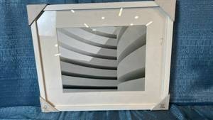 lot 2107 image: Threshold Thin White Gallery Frame 16x20 Matted To 11x14.