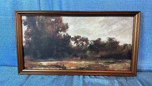 lot 2114 image: Framed Wall Art 13x25.