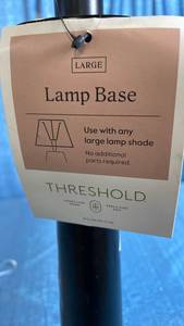 lot 3031 image: Threshold Large Black Table Lamp Base
