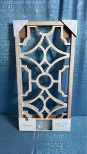 lot 8031 image: Threshold Wood Geometric Wall Decor Set of 2
