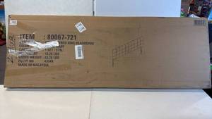 lot 8072 image: Upholstered King Size Headboard