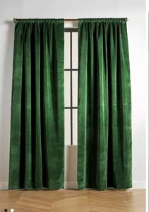 lot 8109 image: Matte Velvet Blackout Curtain 6 Pack 54w