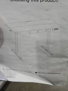 lot 8138 image: Electric Standing Desk