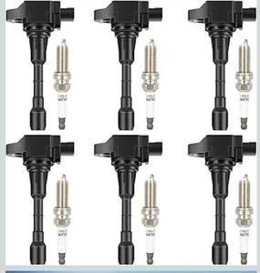 lot 8153 image: ECCPP ��UF550 6 ignition coils with 6 iridium Spark Plugs 1406 for Nissan for Infiniti for Maxima Murano Pathfinder Quest Altima Q50 QX60 FX35 3.5L V6 UF550 C1670 22448-JA10C