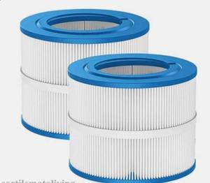 lot 8173 image: 2 Pack Hot Tub Spa Pool Filter Cartridge for Bullfrog Wellspring 10-00282 PBF40M