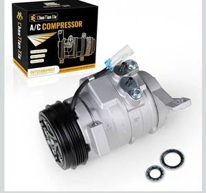 lot 8177 image: AC Compressor with 4PK Clutch CO29002C fit for Cadillac Escalade Chevy Silverado Avalanche Suburban Tahoe GMC Yukon Sierra CO 29002C
