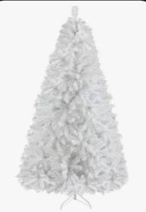 lot 8234 image: Yaheetech 6 ft. Hinged Foldable Stand Artificial Christmas Tree