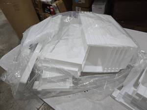lot 8247 image: Stand With Storage Bins