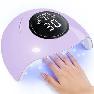 lot 8288 image: LadyMisty 72W UV LED Nail Lamp, 2026 New Upgrade UV Light for Gel Nails with 18 Beads, 3 Timer Nail Dryer, LCD Display, Auto Sensor, Professional Nail Lamps for Gel Polish Best Gifts, Purple Lamp