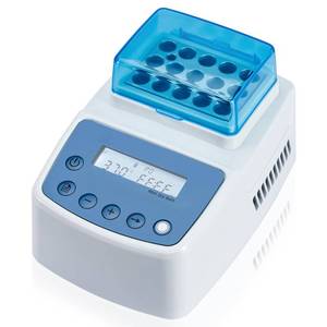 lot 8289 image: ScitoLAB Mini Dry Bath Incubator with 15 x 1.5ml Heating Block, Digital Lab Thermostatic Heater with Timing Control, Up to 212F100C, � 0.5°C Accuracy