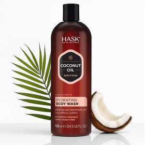 lot 8306 image: HASK Coconut Oil Nourishing Body Wash  Hydrates & Softens Skin, Vegan, pH-Balanced, Free of Sulfates, Parabens, Gluten, & Cruelty-Free