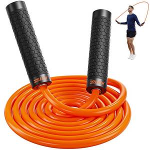 lot 8314 image: KUTIZE Jump Rope, Weighted Jump Rope for Men Women, Adjustable 1lb Heavy Skipping Ropes, Suitable for Boxing, Cardio, Home Fitness, Training Muscle, Home Gym Workout Equipment for Full Body Exercise