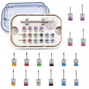 lot 8352 image: TTKBHHQ 16-Piece Dental Implant Restoration Tool Kit,Ratchet Drivers,Torque Wrench, Screwdriver Tool Kit