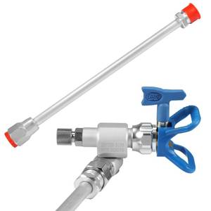 lot 8359 image: 287030287036 CleanShot Value Shut-off Swivel with 11.8 Inch Extension Pole, CleanShot Value Compatible with Graco extension poles with 78-inch thread connection