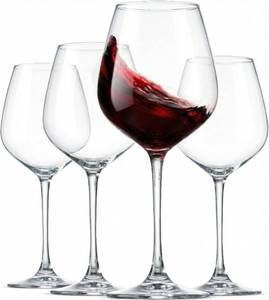 lot 8370 image: Paksh Novelty Italian Red Wine Glasses - 18 Ounce - Wine Glass Clear (Set of 4)