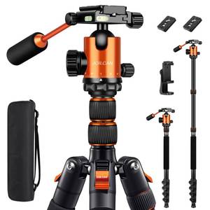 lot 8403 image: JOILCAN Camera Tripod, 83 Aluminum Tripods & Monopods with Metal Handle, Heavy Duty Tripod for DSLR Camera Lasers Binoculars Telescope Spotting Scope, Payload 35Lb