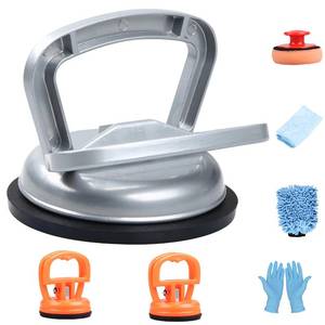 lot 8415 image: CRAFTZONE Aluminum Dent Puller, Car Dent Puller Kit 7 Pack, Strong Dent Removal Tool for Car Suction, Dent Repair Kit for Cars Body, Glass, Screen, Moving Objects