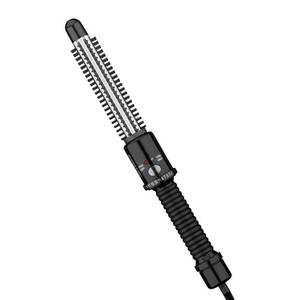 lot 8454 image: Conair Instant Heat Curling Iron Brush, 34-Inch Barrel Curling Brush for Short Hair, 30-Second Heat-Up with 25 Heat Settings for All Hair Types, Black