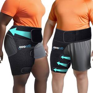 lot 8490 image: 5 in 1 Hip Brace for Women Men Sciatica Pain Relief Devices - Adjustable Groin, Hip Flexor Compression Wrap for Comfortable Thigh, Hamstring & Sciatic Nerve Support, Improved Mobility & Recovery