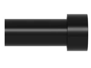 lot 5195 image: Curtain Rod for Windows 16-28  28-48 inch, Heavy Duty Curtain Rods with Modern End Caps, 1 inch Black Drapery Rods Set for Outdoor Patio, Adjustable Curtain Rod for Room, Black
