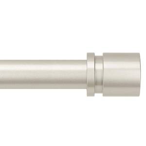 lot 5210 image: Byondeth Curtain Rods for Windows 16 to 28 or 40 Inches Max Adjustable Length 1 Inch Diameter Window Curtain Rod with Aluminium End Cap, Brushed Nickel