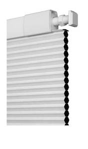 lot 5218 image: No Drill No Tools Blackout Cellular Shades Cordless Easy Install Honeycomb Blinds Thermal Insulated Noise Reduction Blinds for Indoor Windows,Blackout-White,22 W x 48 H