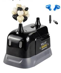 lot 5240 image: Balloon Pump Electric, Dual Nozzle Balloon Inflator Air Pump,