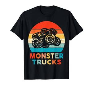 lot 5333 image: Monster Truck for Toddlers Youth &amp Adults T-Shirt 2T - Red
