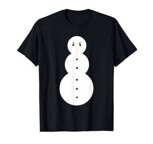 lot 5347 image: Jeezy Snowman Funny Angry Snowman T-Shirt 2XL blue